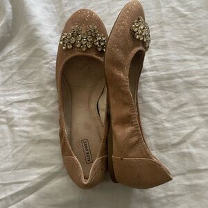 Alex Marie Tan Embellished Flats